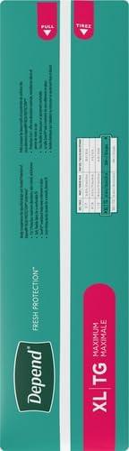 image:imageDepend Fresh Protection Adult Diapers Incontinence amp Postpartum Bladder Leak Underwear for Women Disposable Maximum ExtraExtraLarge Blush 44 Count 2 Packs of 22 Packaging May VaryXLarge
