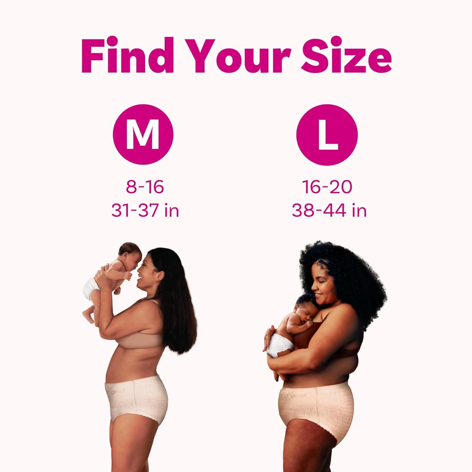 image:imageDepend Postpartum Underwear for Women Adult Incontinence Underwear Maximum Absorbency Large 17 Count18