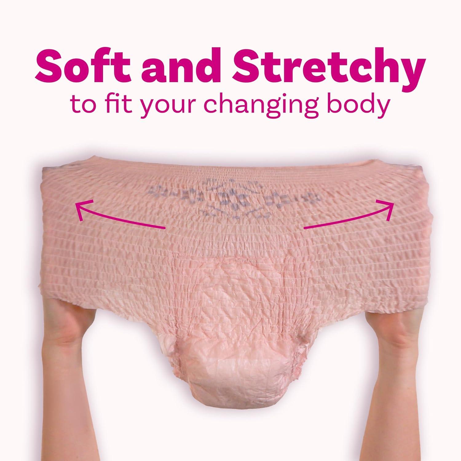 image:imageDepend Postpartum Underwear for Women Adult Incontinence Underwear Maximum Absorbency Large 17 Count18