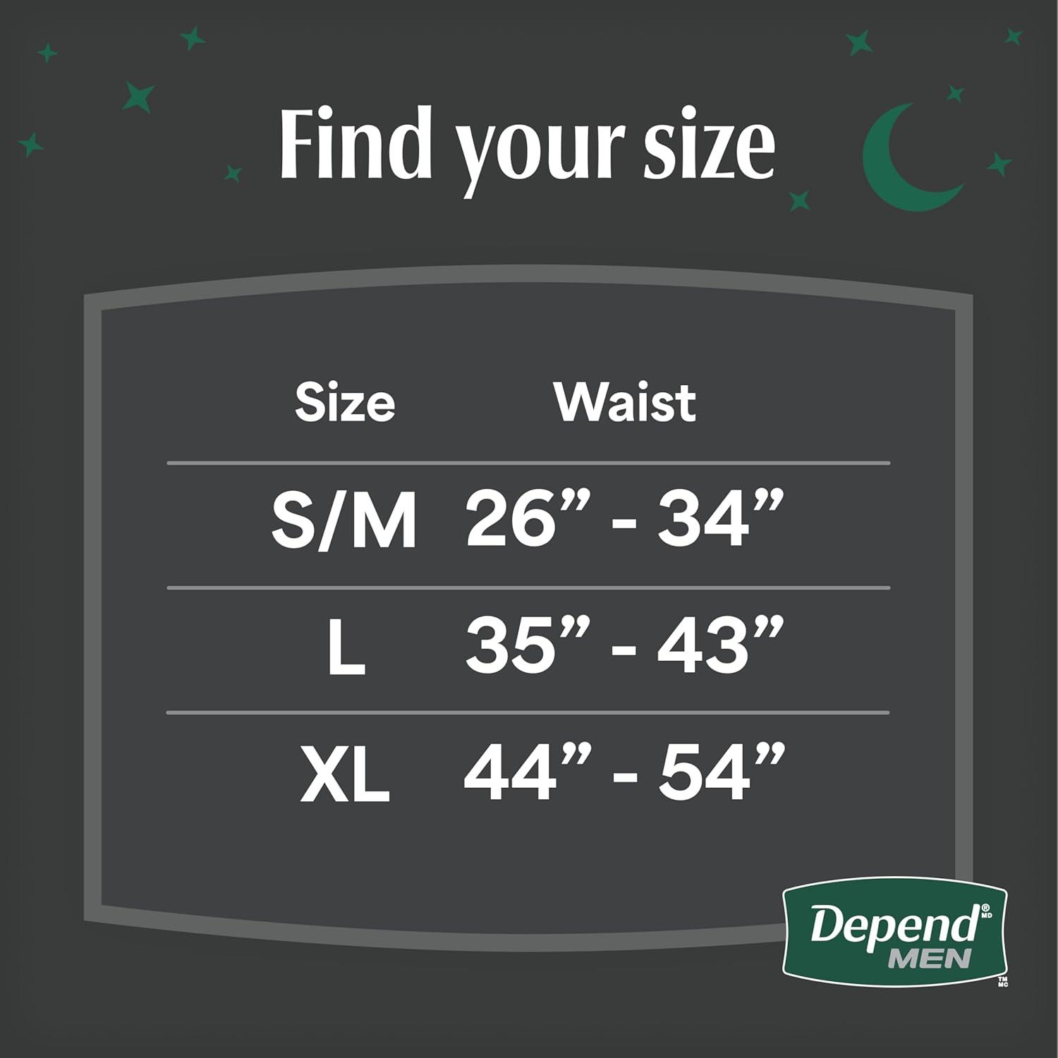 image:imageDepend Night Defense Adult Diapers Incontinence amp Postpartum Bladder Leak Underwear for Women Disposable Overnight XXL Blush 52 Count Packaging May VaryXLarge