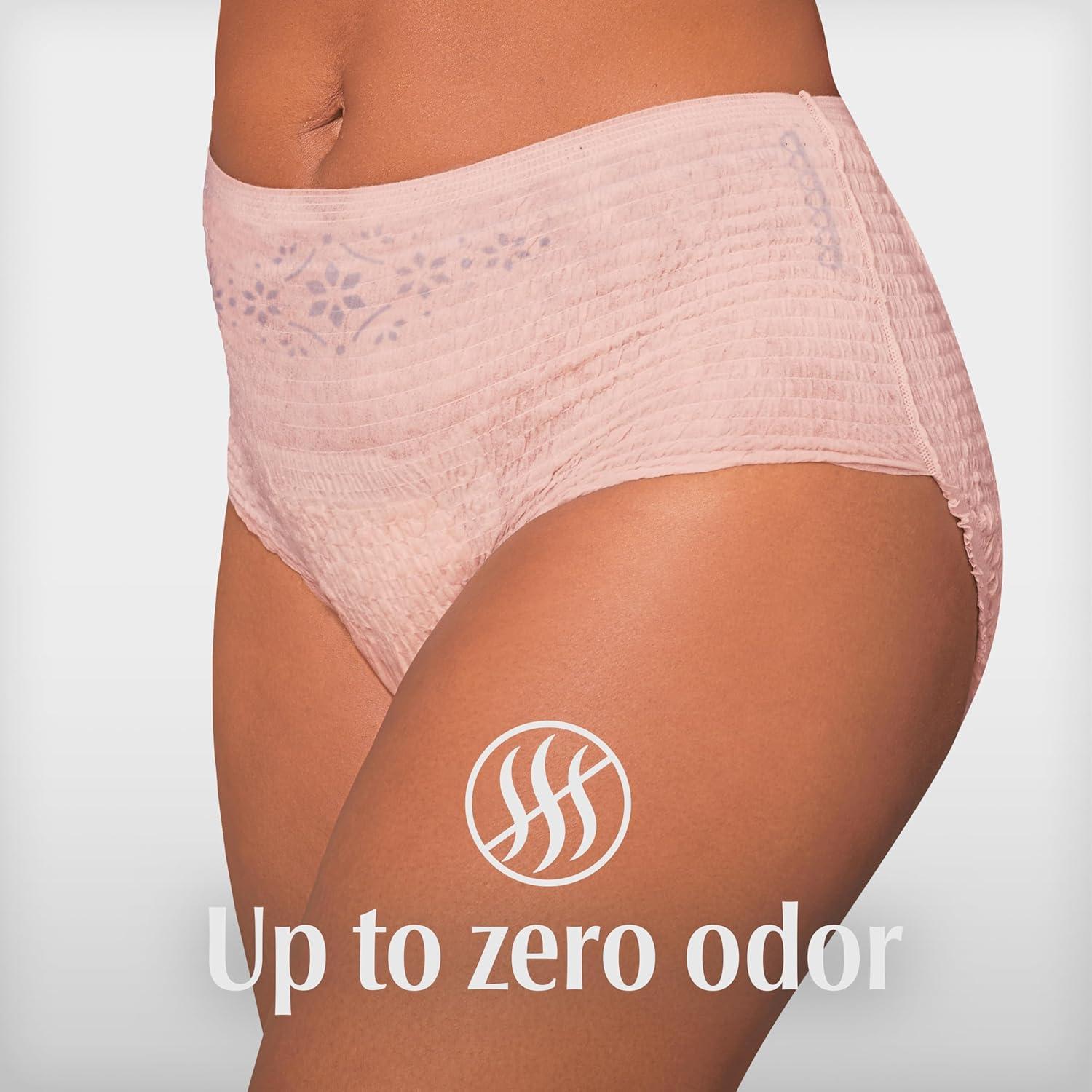 image:imageDepend Night Defense Adult Diapers Incontinence amp Postpartum Bladder Leak Underwear for Women Disposable Overnight XXL Blush 52 Count Packaging May VaryMedium